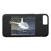 Vliegtuig helikopter Case-Mate iPhone case (Achterkant (Horizontaal))