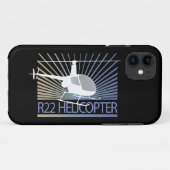 Vliegtuig helikopter Case-Mate iPhone case (Achterkant (horizontaal))