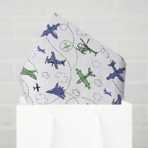Vliegtuig Helikopter Decoupage Papier, Vliegtuig