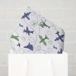 Vliegtuig Helikopter Decoupage Papier, Vliegtuig Tissuepapier