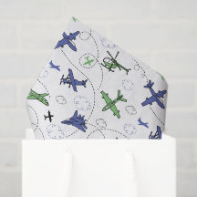 Vliegtuig Helikopter Decoupage