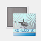 Vliegtuig helikopter magneet (Voorkant / Achterkant)