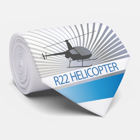 Vliegtuig helikopter stropdas (Opgerold)