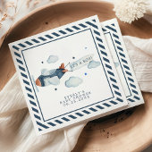 vliegtuig Het is een Baby shower Napkins Servet