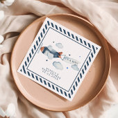 vliegtuig Het is een Baby shower Napkins Servet