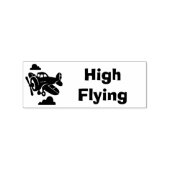 Vliegtuig High Flying Teacher Rubber Stamp Rubberstempel (Afrduk)