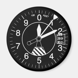 Vliegtuig hoogtemeter magneet