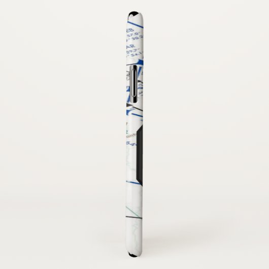 Vliegtuig hoogtemeter Secundaire kaart Case-Mate iPhone Case (Achterkant / rechts)