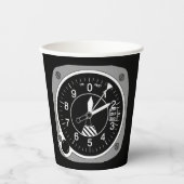 Vliegtuig-hoogtemeterpapierbekertjes Papieren Bekers (Voorkant)