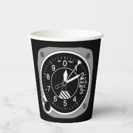 Vliegtuig-hoogtemeterpapierbekertjes Papieren Bekers