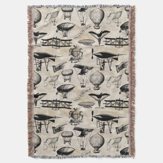  Vliegtuig ID913 Deken (Voorkant Verticaal)