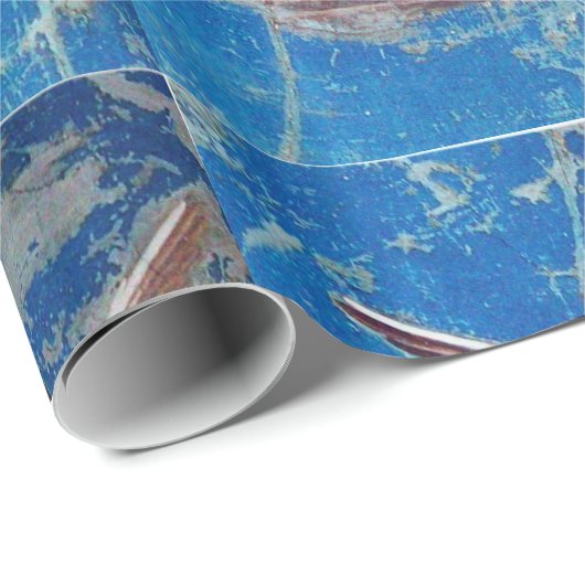 VLIEGTUIG IN BLUE CHRISTMAS JOY PEACE LOVE CADEAUPAPIER (Rol Hoek)