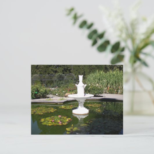 Vliegtuig in de Botanische tuin Briefkaart (Staand voorkant)