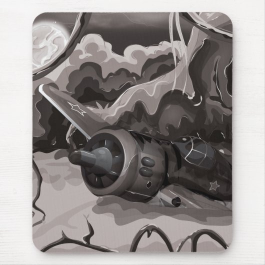 Vliegtuig in de strijd tegen de Tweede Wereldoorlo Muismat (Voorkant)