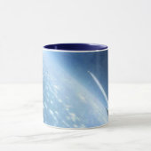 Vliegtuig in de vlucht: Wing Span Mok (Midden)