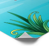 Vliegtuig in Natuur Poster (Hoek)