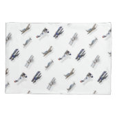 Vliegtuig in vlucht kussensloop (Achterkant)