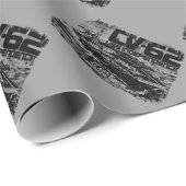 Vliegtuig Independence Wrappingpaper Cadeaupapier (Rol Hoek)