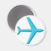 Vliegtuig/Jet Magneet (Voorkant / Achterkant)