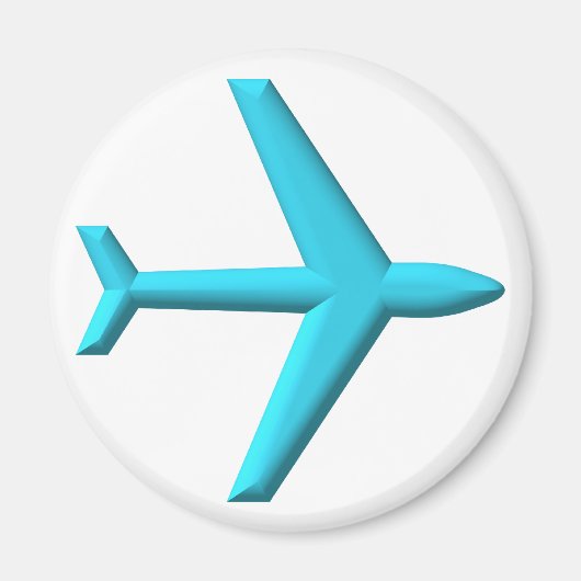 Vliegtuig/Jet Magneet (Voorkant)