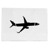 Vliegtuig Jetliner Shadow Flight past Kleur aan Large Cadeautasje (Achterkant)