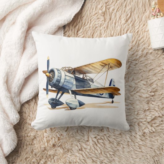 VLIEGTUIG JONGENS KAMER KUSSEN (Deken)