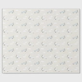 Vliegtuig Jongens Verjaardag Beige Cadeaupapier (Vlak)