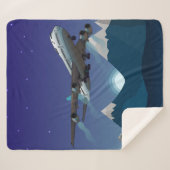 Vliegtuig. Jumbojet. Sherpa Deken (Voorkant (horizontaal))