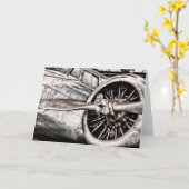  vliegtuig kaart (Gele Bloem)