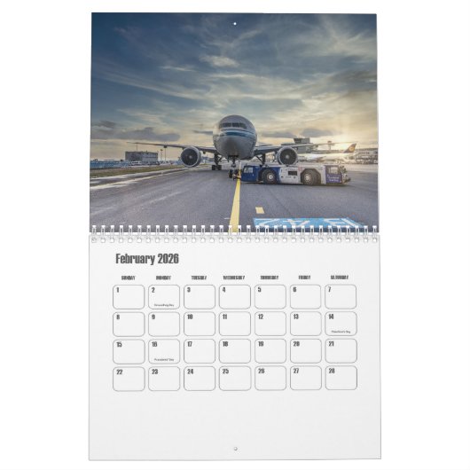Vliegtuig Kalender (Feb 2026)