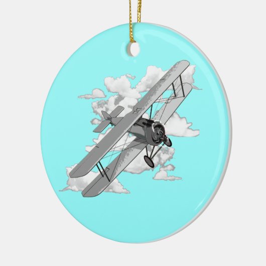 vliegtuig keramisch ornament (Links)