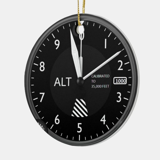 Vliegtuig Keramisch Ornament (Links)