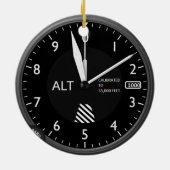 Vliegtuig Keramisch Ornament (Achterkant)