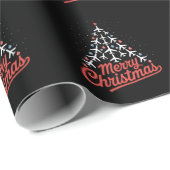 Vliegtuig Kerstboom Piloot Cadeaupapier (Rol Hoek)
