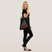 Vliegtuig Kerstboom Piloot Tote Bag (Op model)