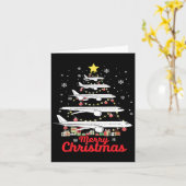 Vliegtuig Kerstboom Vrolijk Kerstfeest Hoogstwaars Kaart (Gele Bloem)