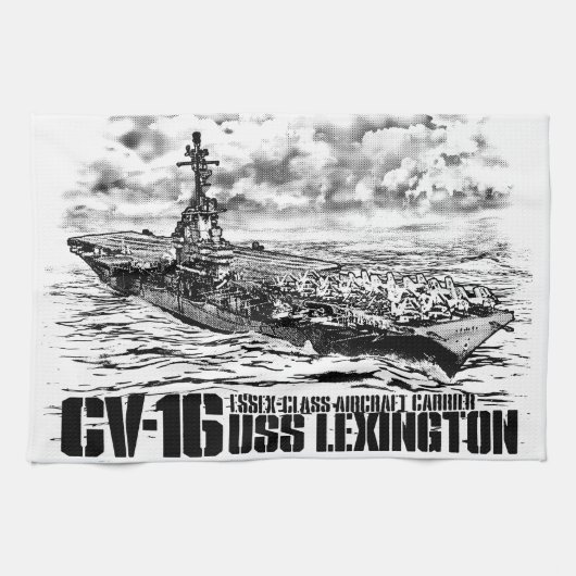 Vliegtuig keukenhanddoek Lexington Dawsonsf (Horizontaal)