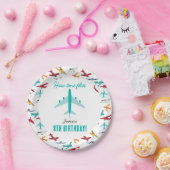 Vliegtuig Kids Verjaardag Party Times vliegt Papieren Bordje (Feest)