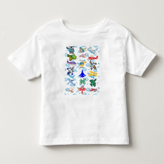 Vliegtuig Kinder Shirts (Voorkant)