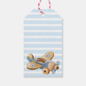 vliegtuig Kinder Speelgoed Dank u geschenken Labe Cadeaulabel (Achterkant)