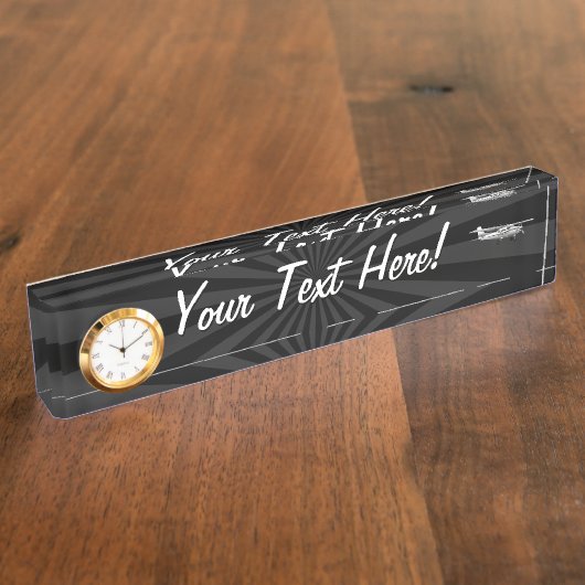 Vliegtuig Klassieke Cessna Silhouette Flying Sunbu Naambordje (Zijkant)