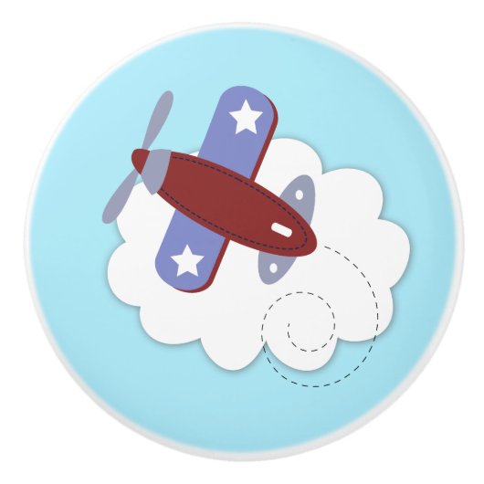 Vliegtuig Kleine Aviator Ceramic Knob Drawer Pull Keramische Knop (Voorkant)