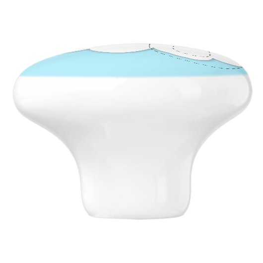 Vliegtuig Kleine Aviator Ceramic Knob Drawer Pull Keramische Knop (Zijkant)