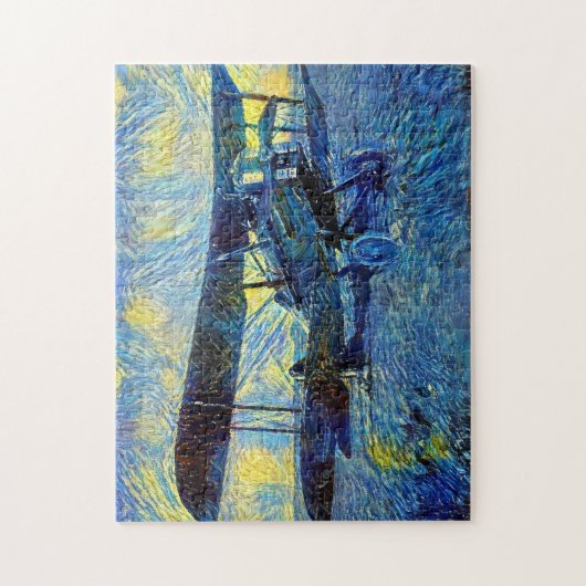  vliegtuig legpuzzel (Verticaal)