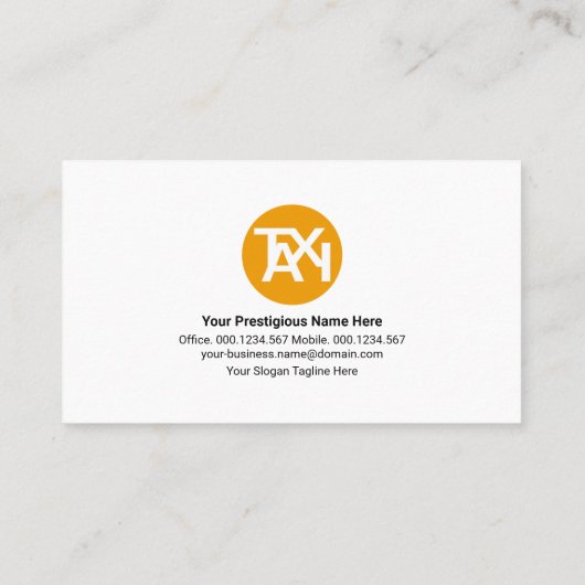 Vliegtuig Liftoff Global Airport Taxi Ride Visitekaartje (Achterkant)