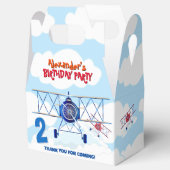  Vliegtuig Luchtmacht Verjaardagsfeest Bedankdoosjes (Geopend)