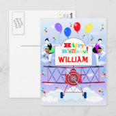  Vliegtuig Luchtshow Aviator Acrobat Ballonnen Briefkaart (Voorkant / Achterkant)