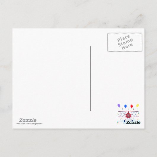  Vliegtuig Luchtshow Aviator Acrobat Ballonnen Briefkaart (Achterkant)