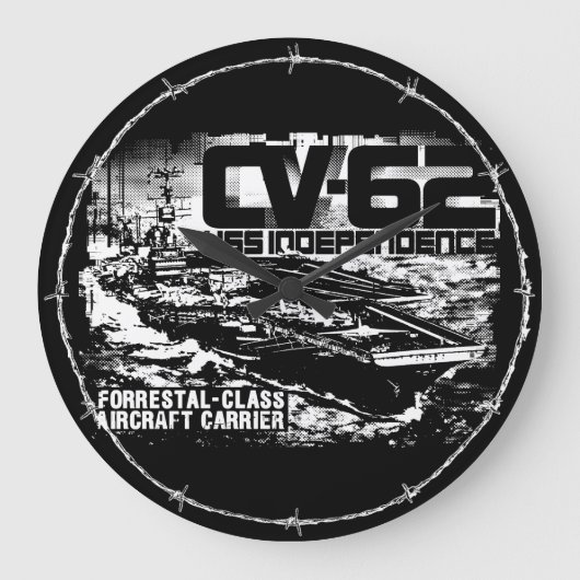 Vliegtuig luchtvaartmaatschappij Independence Aif Grote Klok (Voorkant)