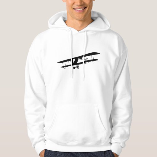 Vliegtuig Mannen Hoodie (Voorkant)